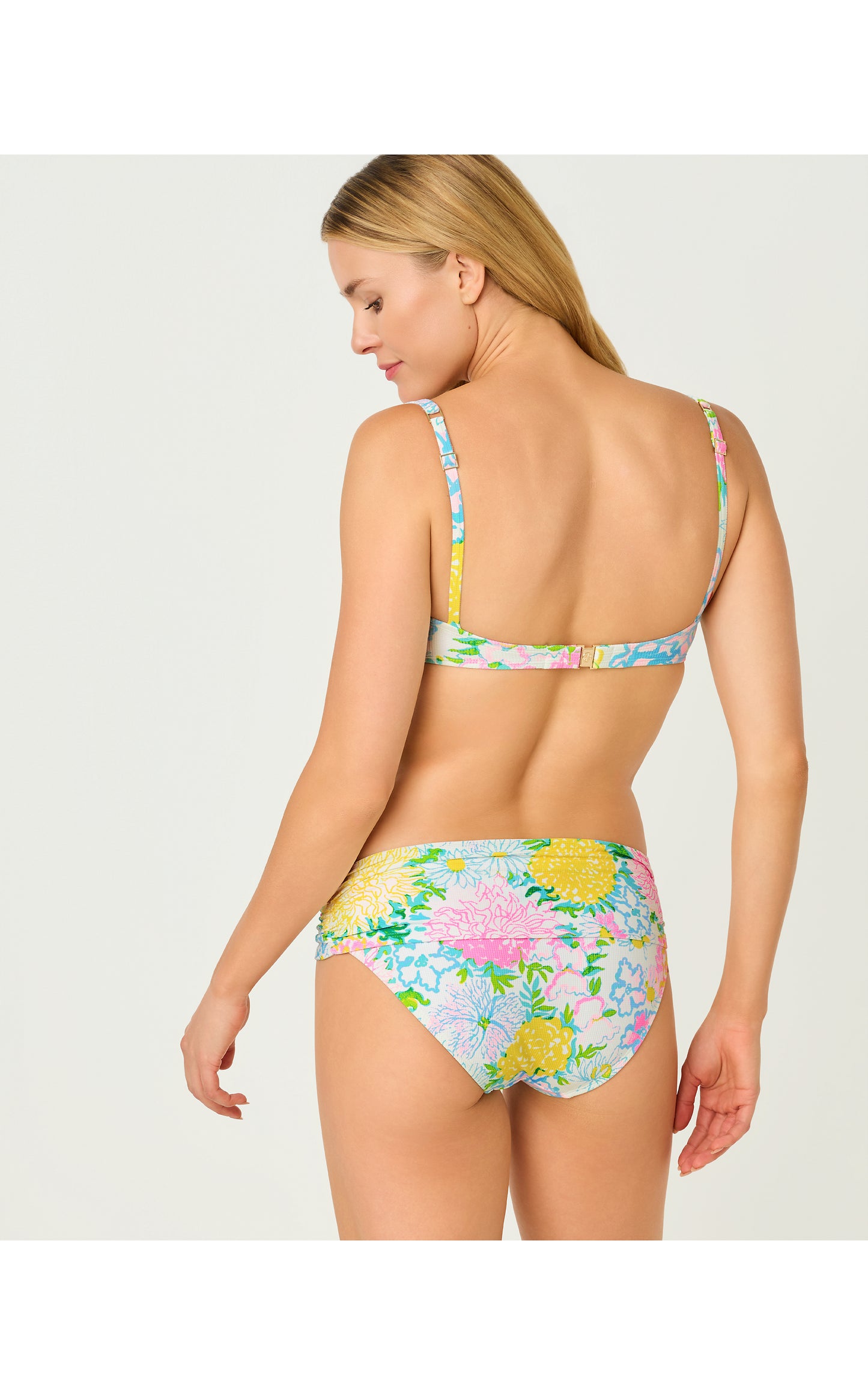 Lagoon Sarong Hipster Bottom - Multi Lilly Garden