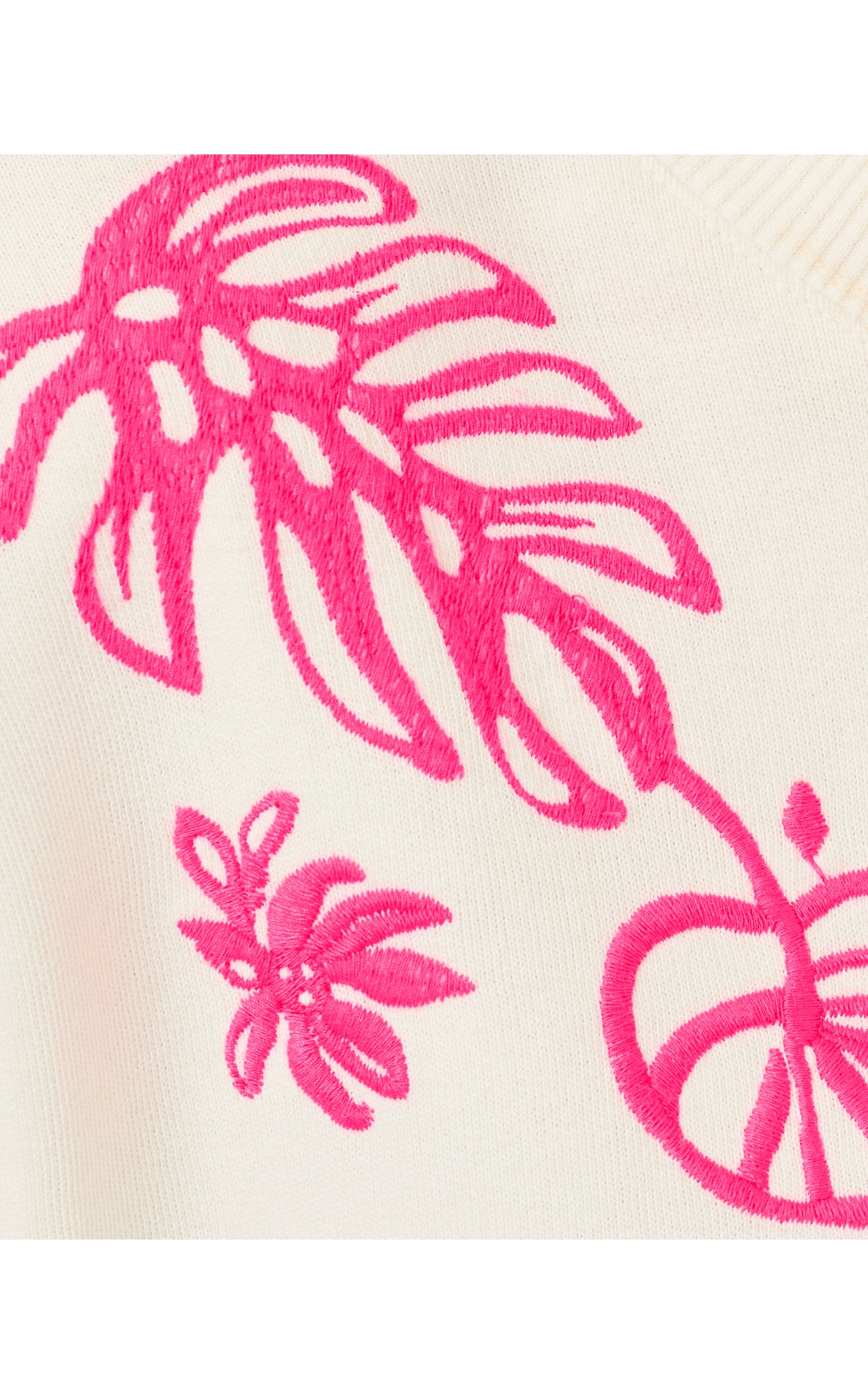 Ballad Long Sleeve Sweatshirt - Coconut Safari Social Embroidered Sweatshirt