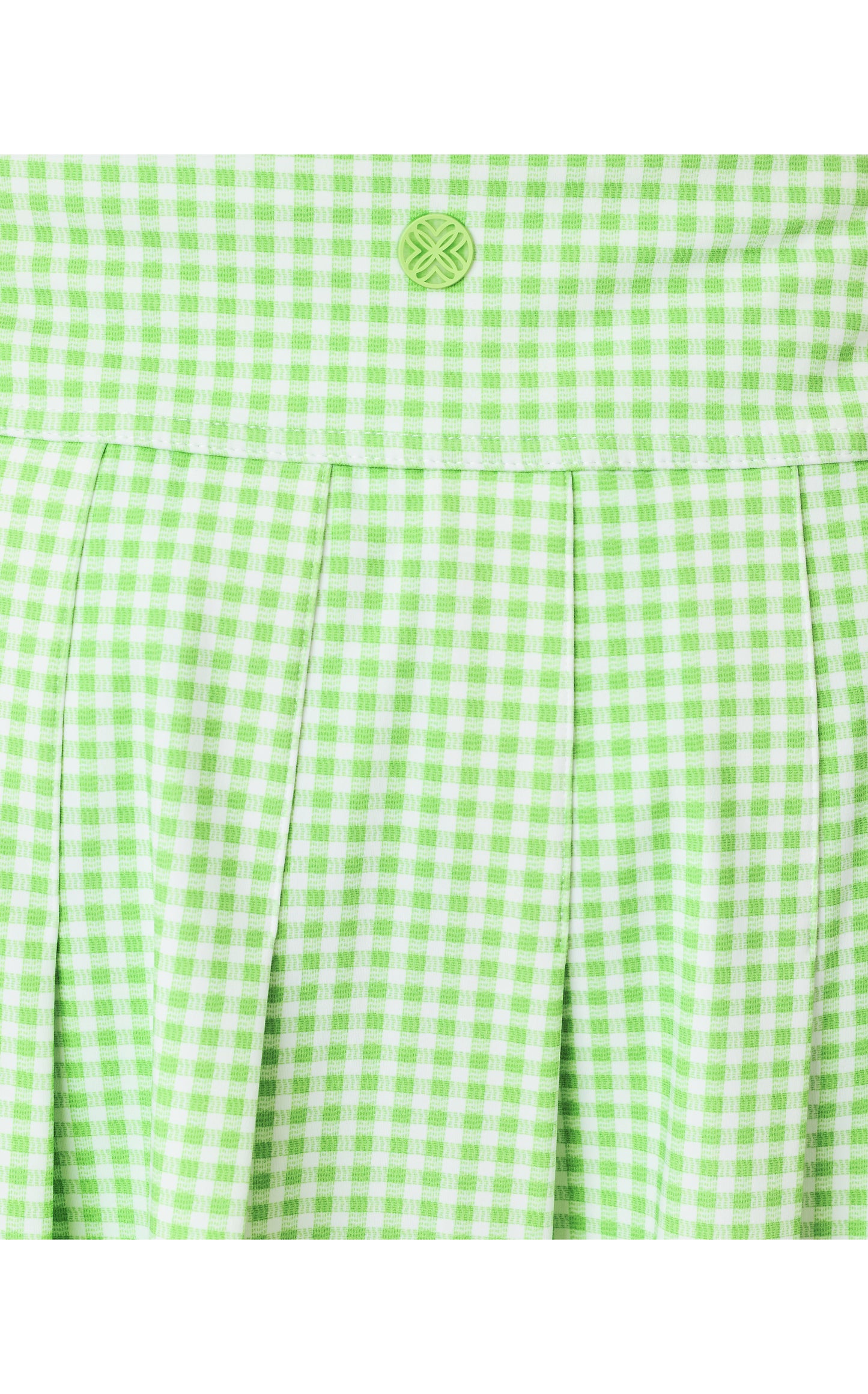 UPF50+ Annora Skort - Pistachio Macaron Lil Check It Gingham