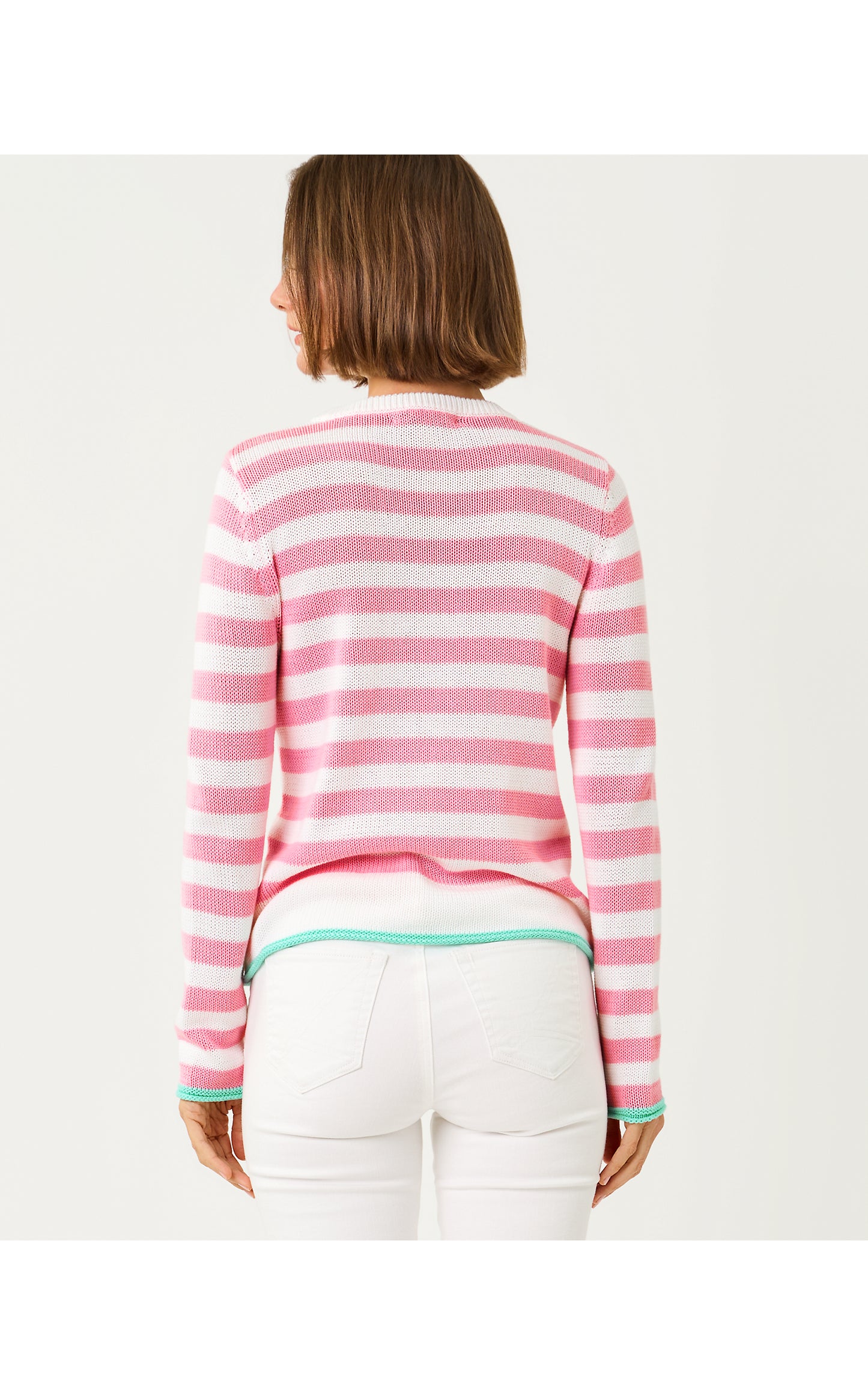 Kellyn Sweater - Conch Shell Pink Nauti Stripe