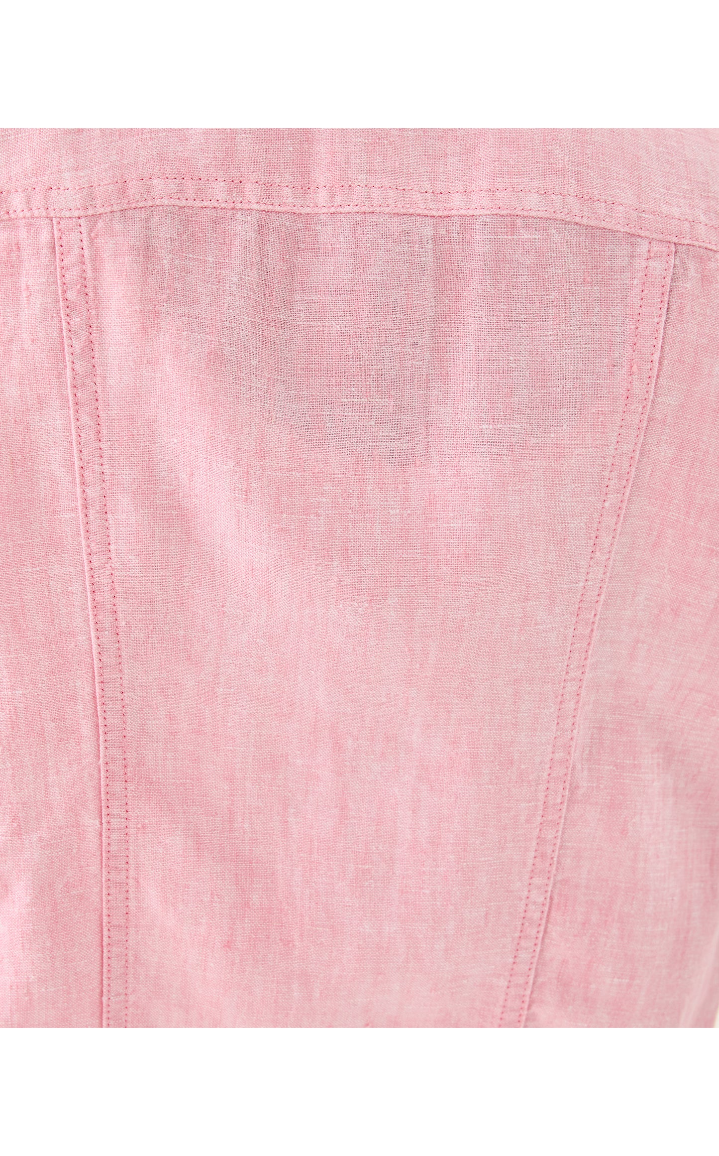 Seaspray Linen Jacket - Conch Shell Pink X Resort White