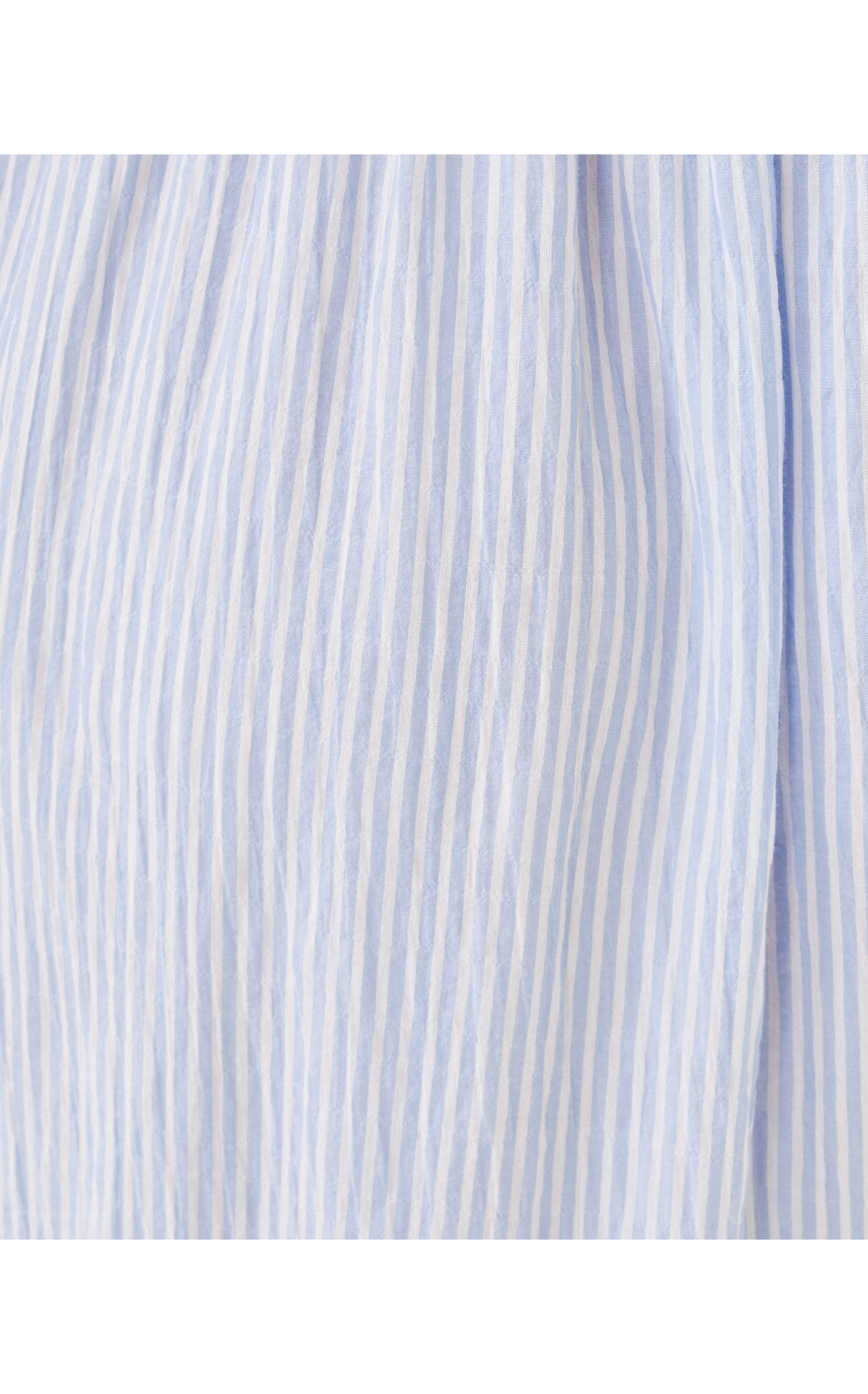 Hadly Smocked Maxi Dress - Jacaranda Blue Ltwt Oxford Stripe