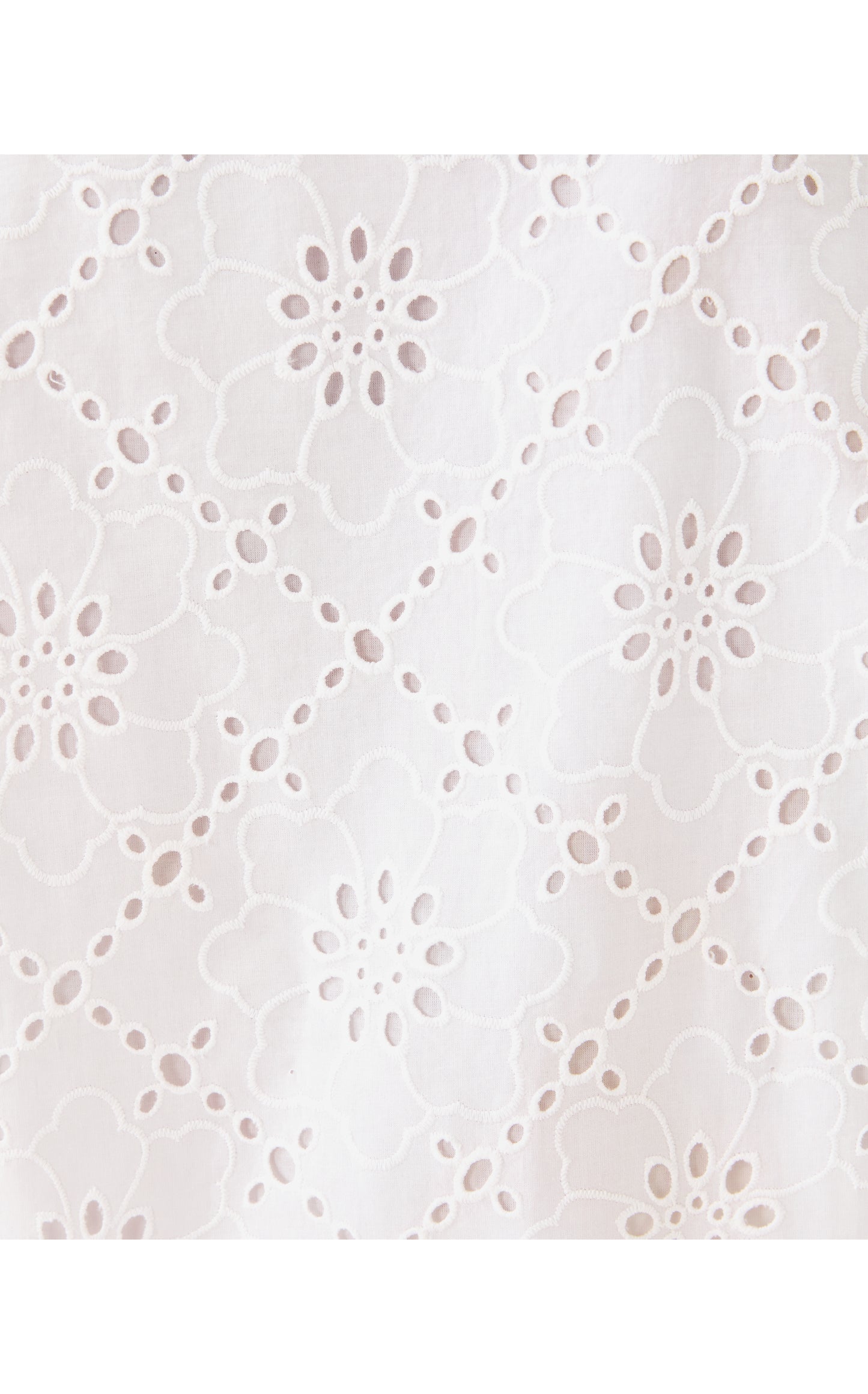 Singrid Eyelet Top - Resort White Beach Haven Eyelet