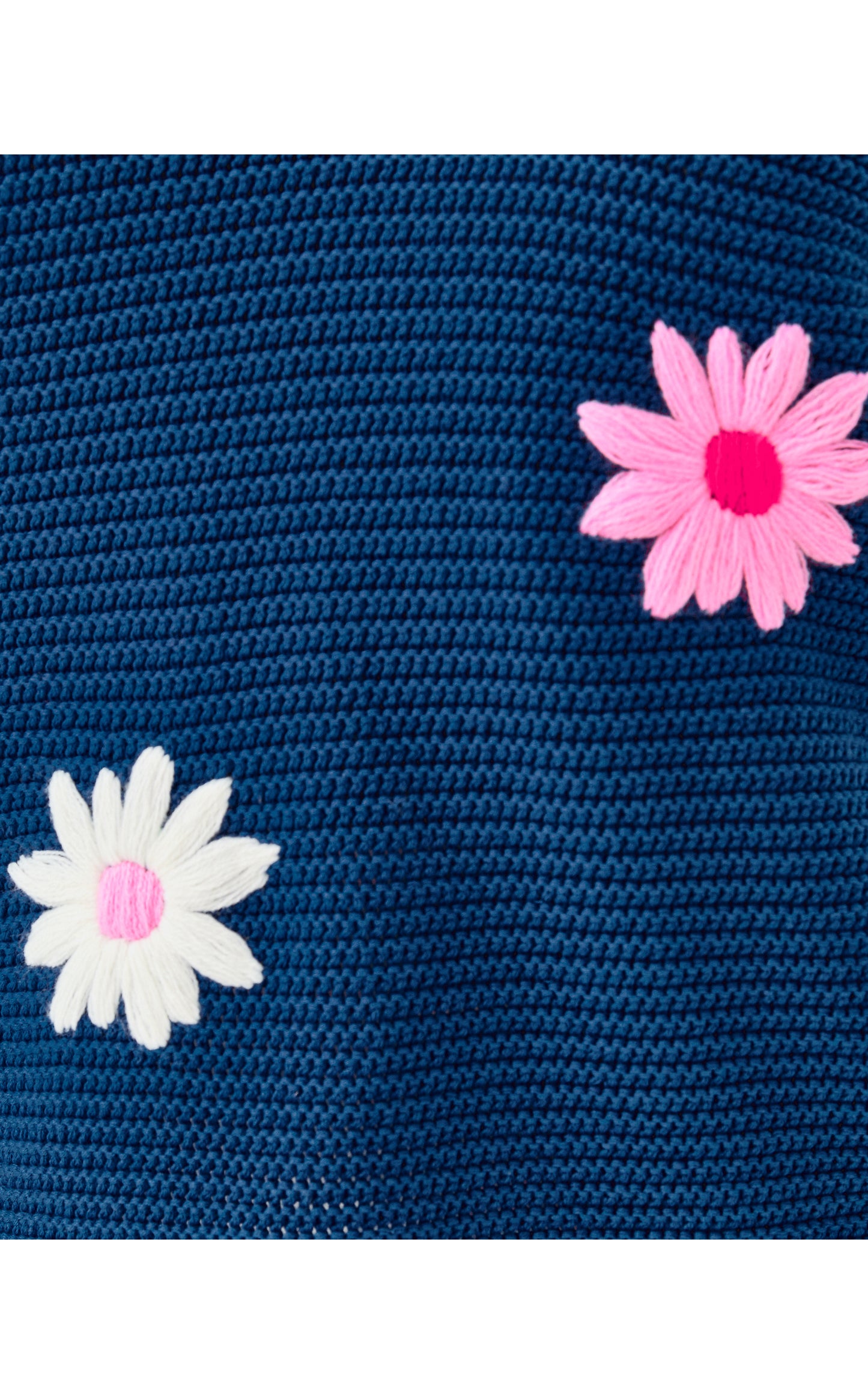 Tensley Sweater - Starlight Navy Garden Oasis Embroidery