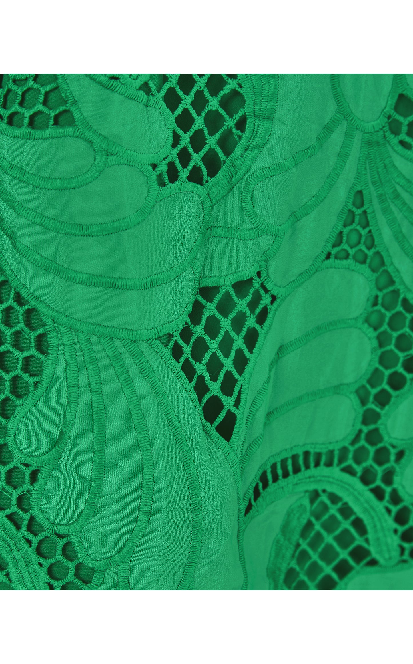 Denise Lace Midi Dress - Kitts Green Sway With Me Scalloped Lace