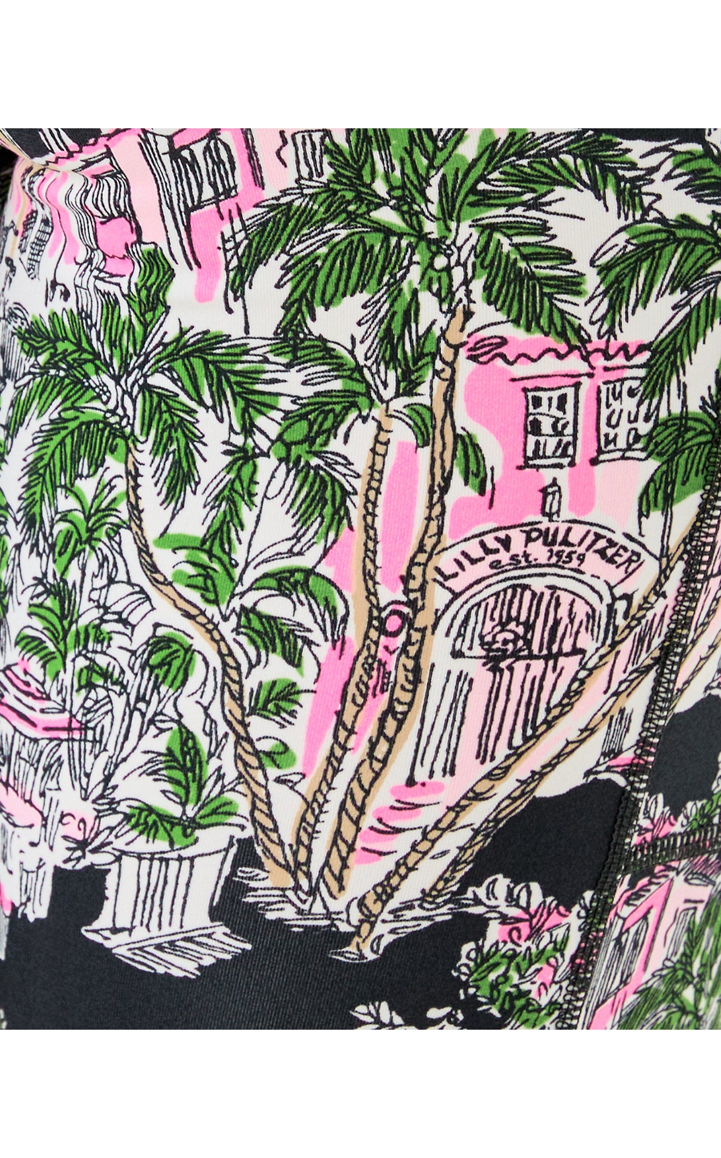 UPF50+ Luxletic 24" Weekender High Rise Midi Legging - Onyx Pb Anniversary Toile