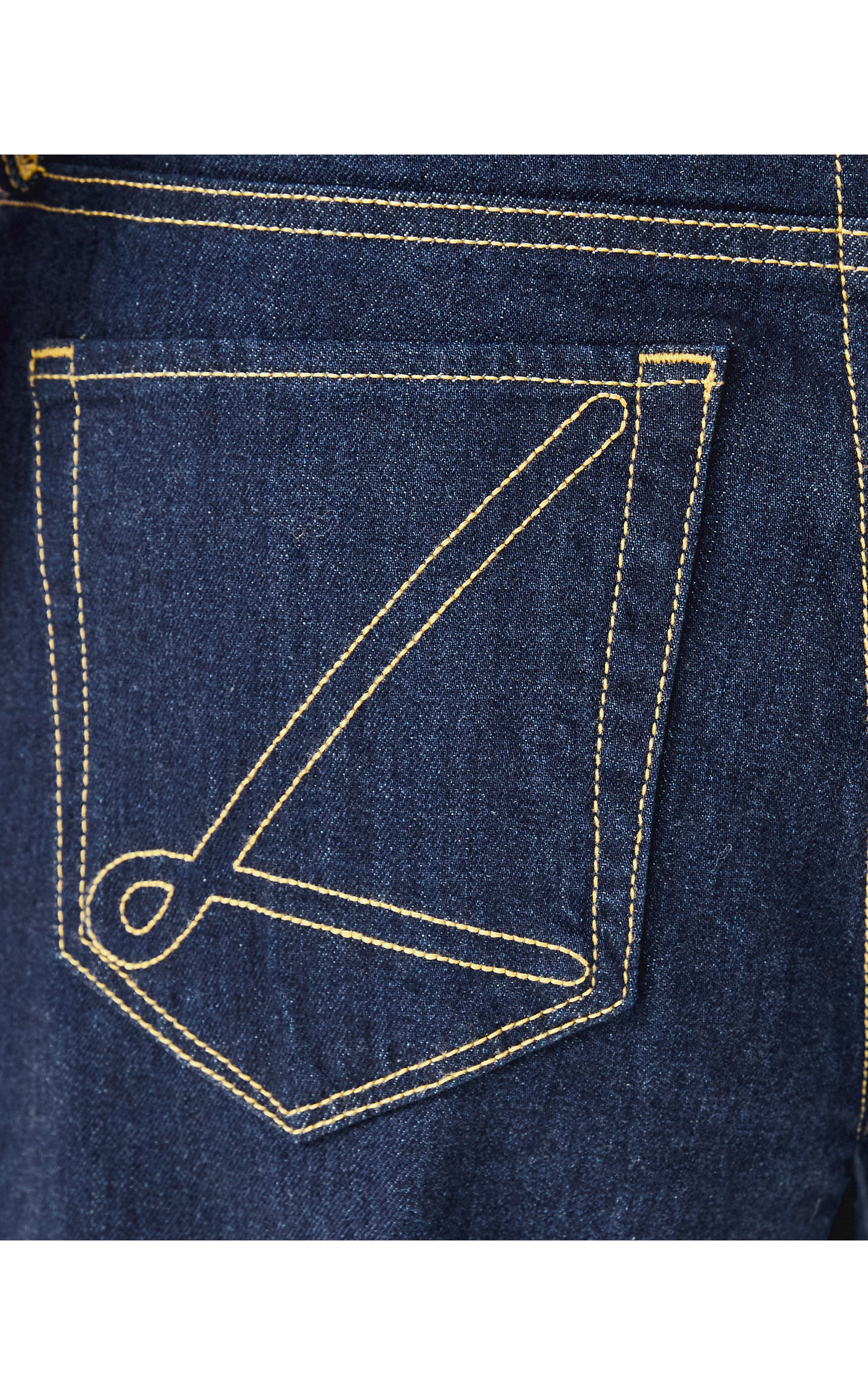 33" Aniston High Rise Straight Jean - Dark Wash