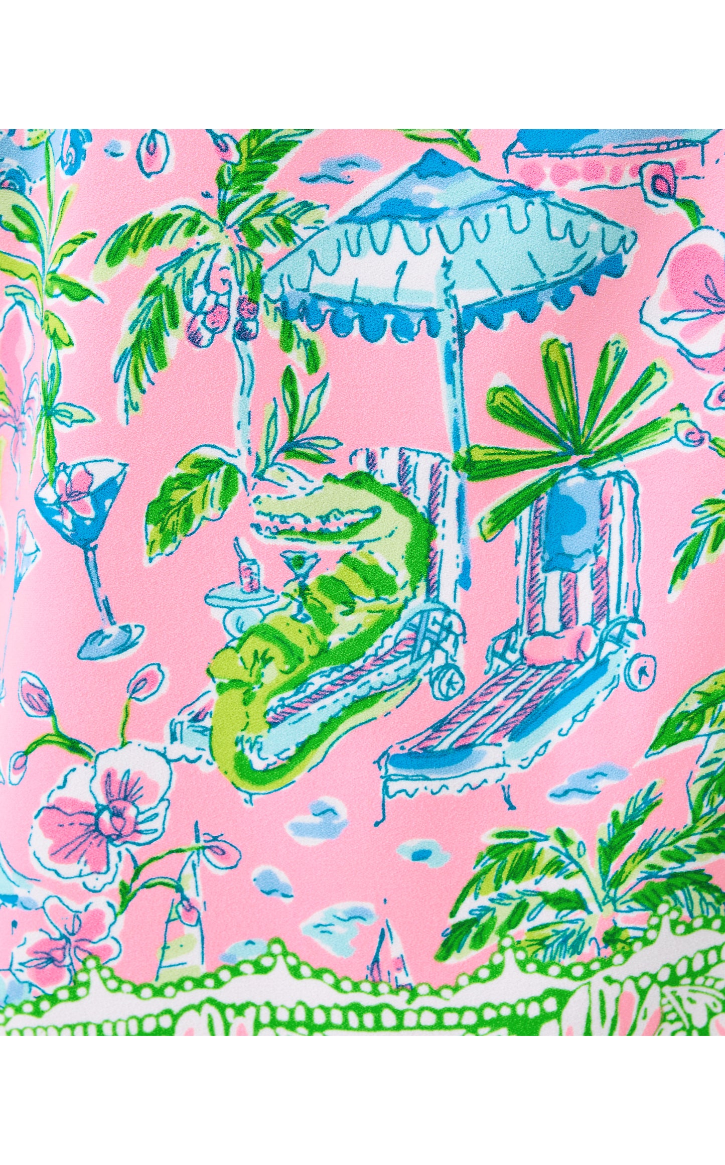 Caroline Sleeveless Top - Conch Shell Pink Sunny Dee Engineered Woven Top