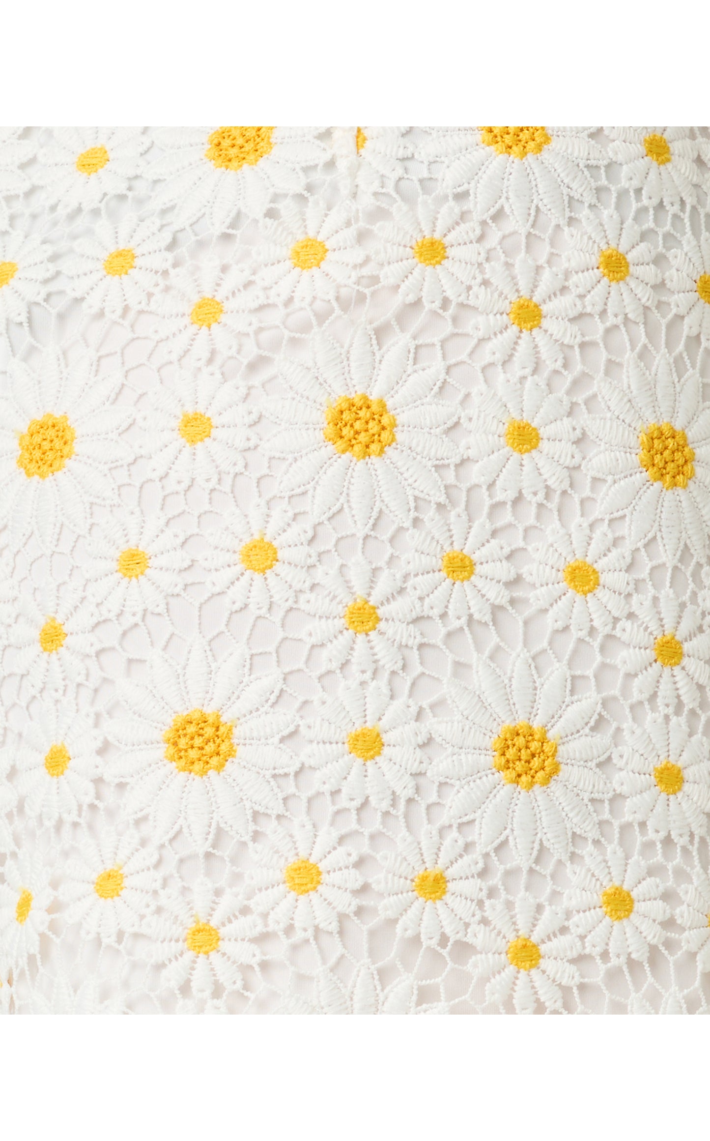 3" Devra High Rise Lace Short - Resort White Fresh As A Daisy Lace