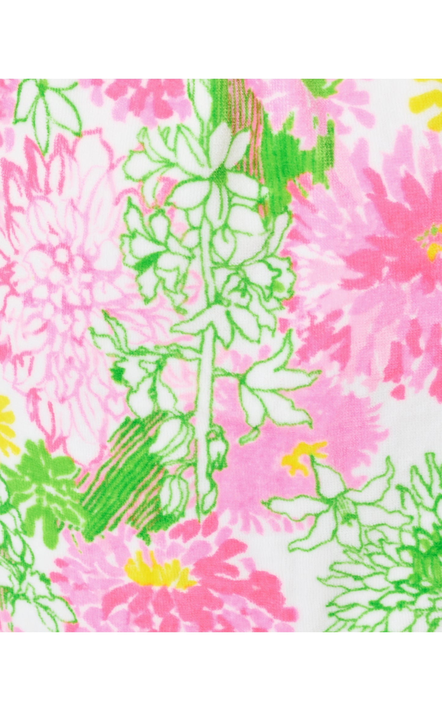 GWP Terry Robe - Resort White Mum Patch