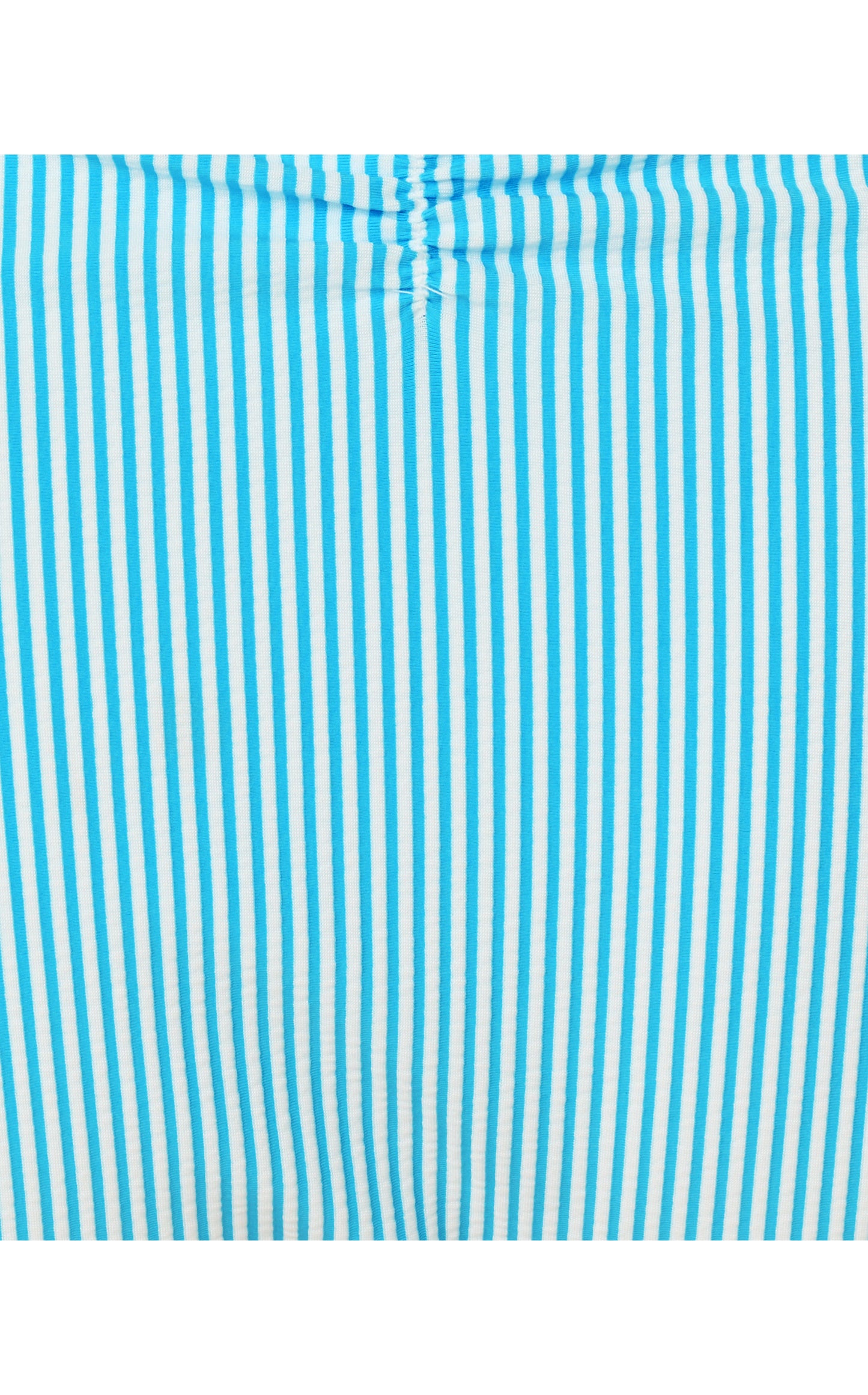 Ketos Bikini Top - Capri Blue Seersucker Stripe