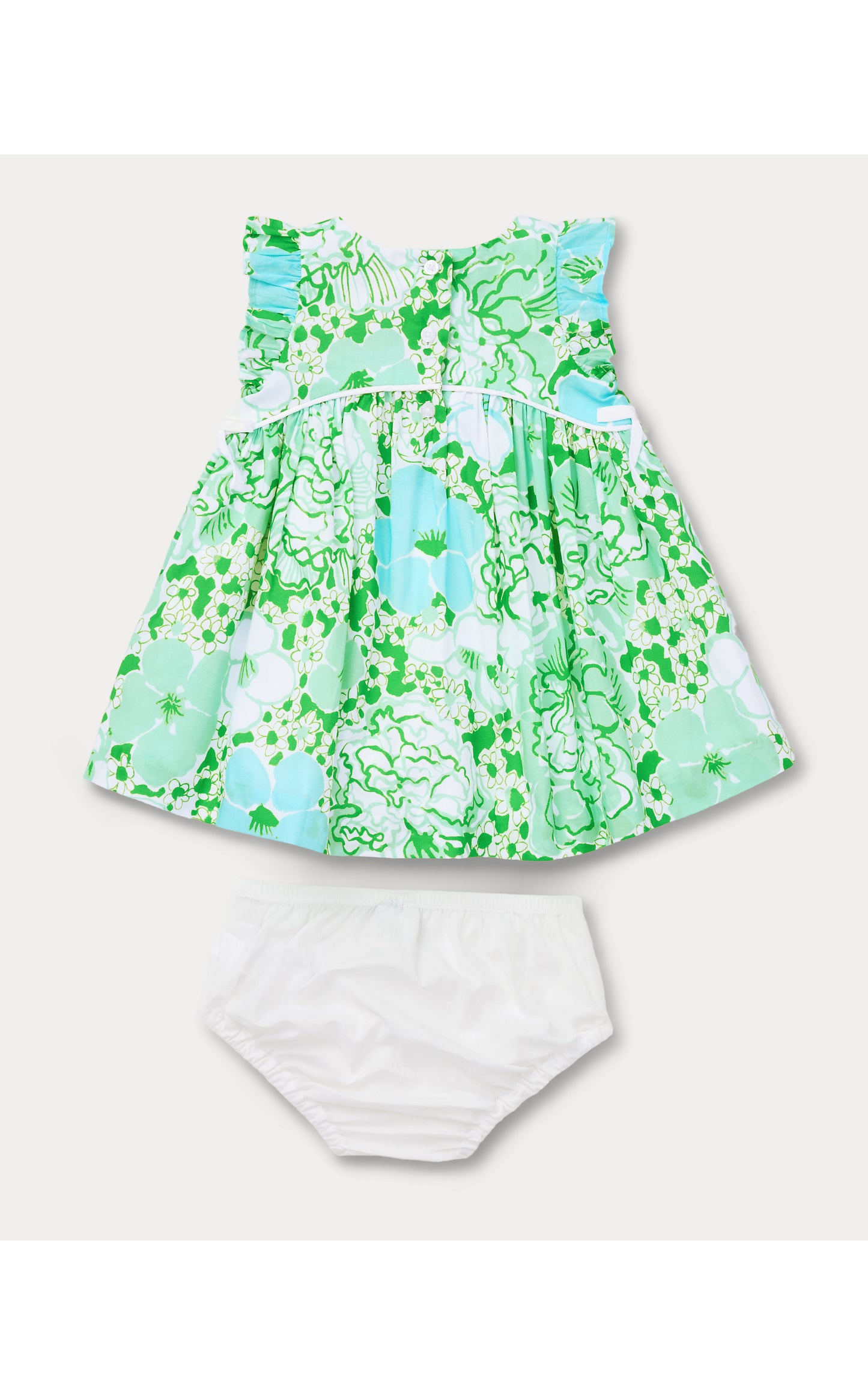 Lilly Pulitzer X Janie and Jack - Georgina Baby Dress - Mint Condition Burst Of Joy