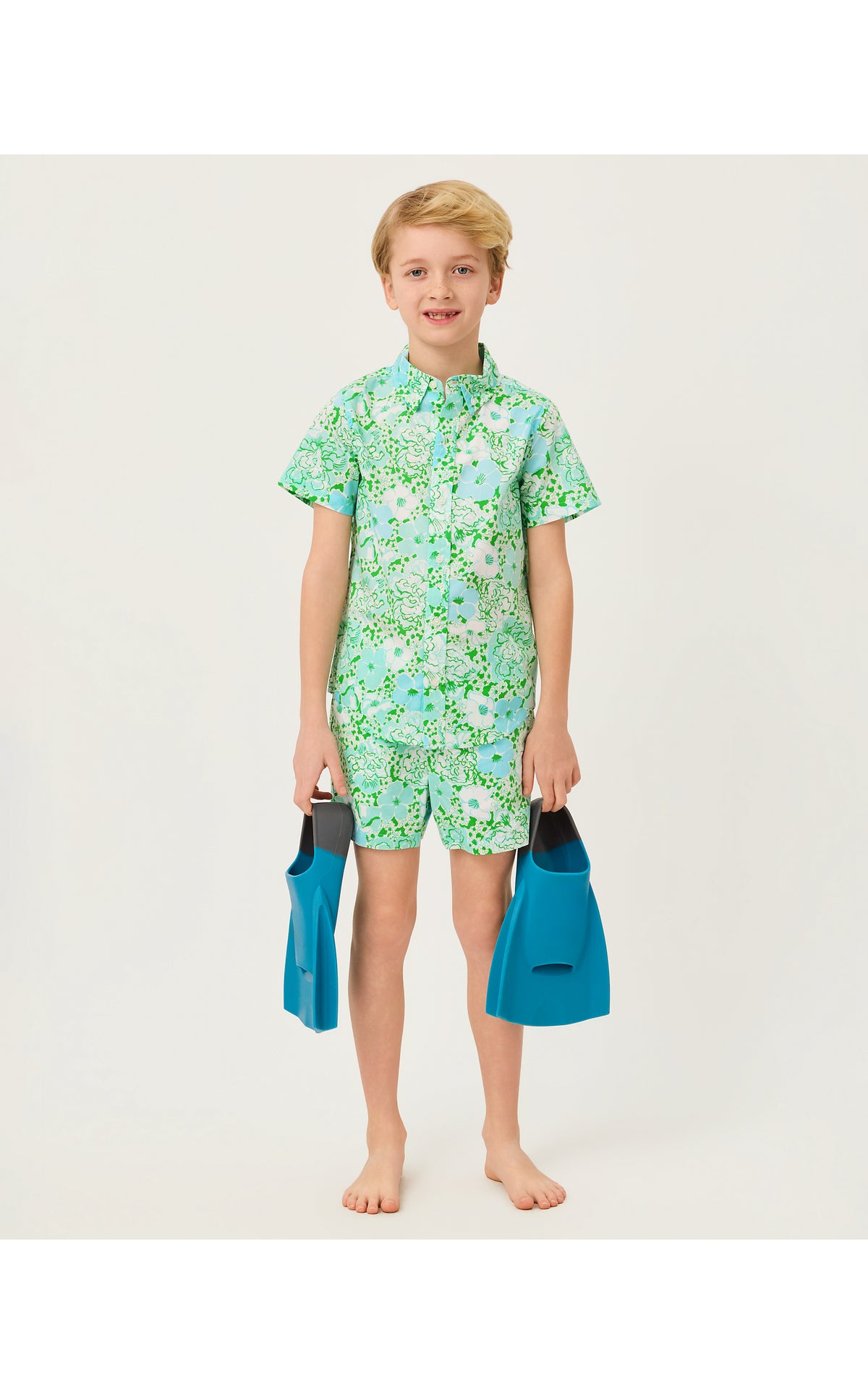 Lilly Pulitzer X Janie and Jack - Lavin Button Down - Mint Condition Burst Of Joy