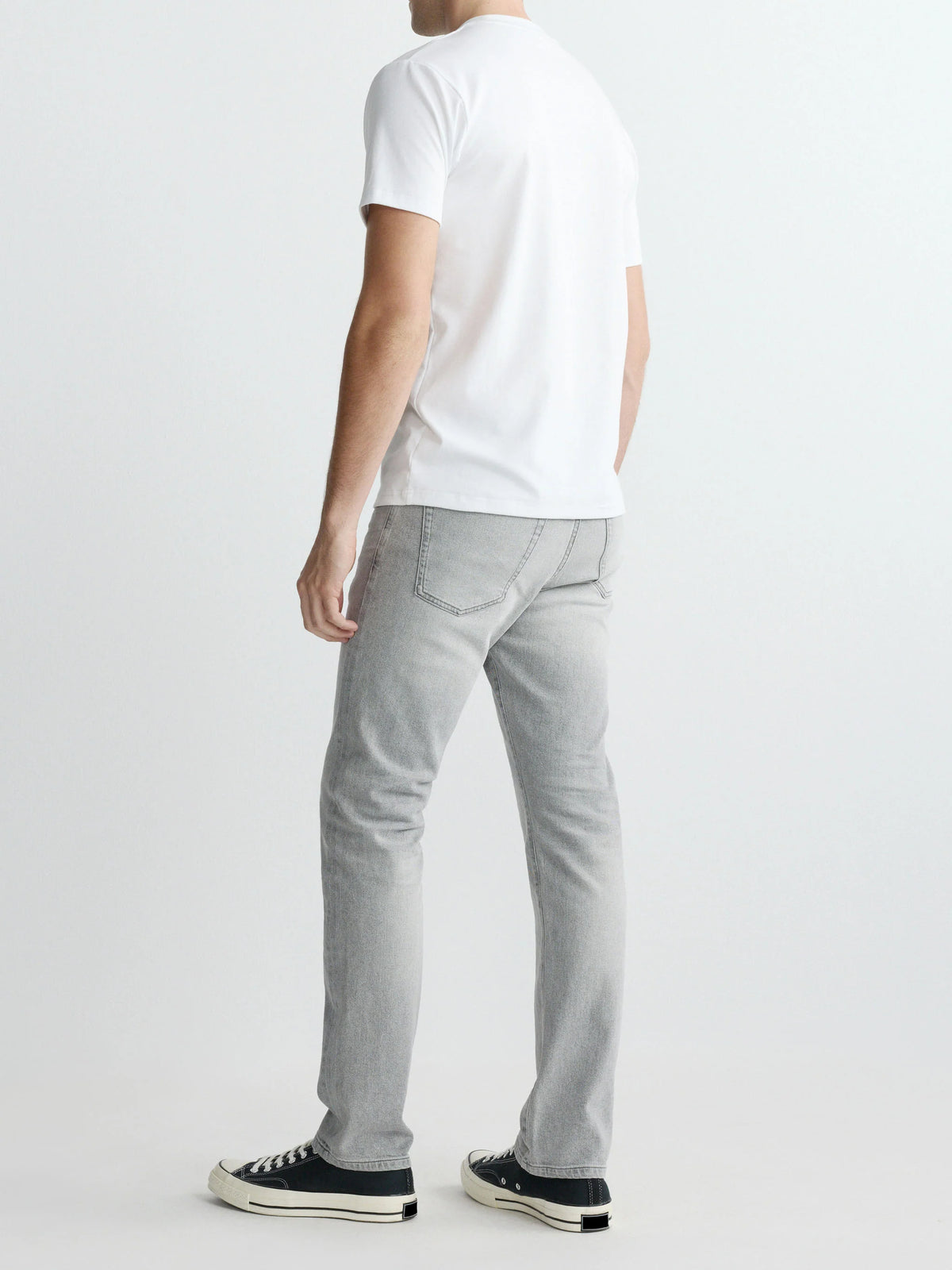 Ribbed Crewneck Tee - White