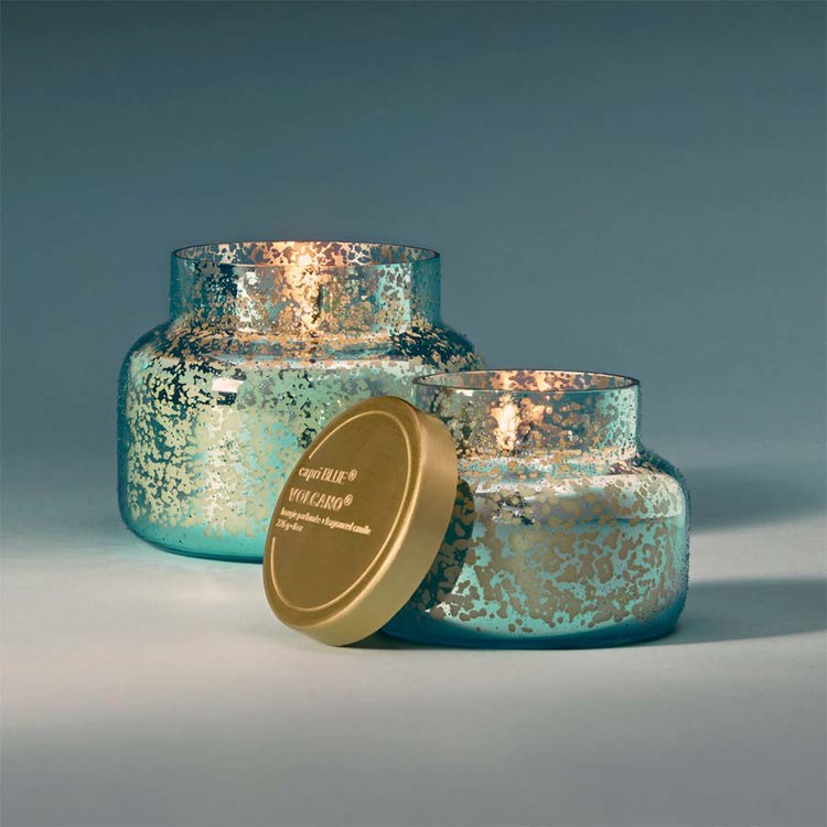 8oz Aqua Opaline Signature Candle, Volcano