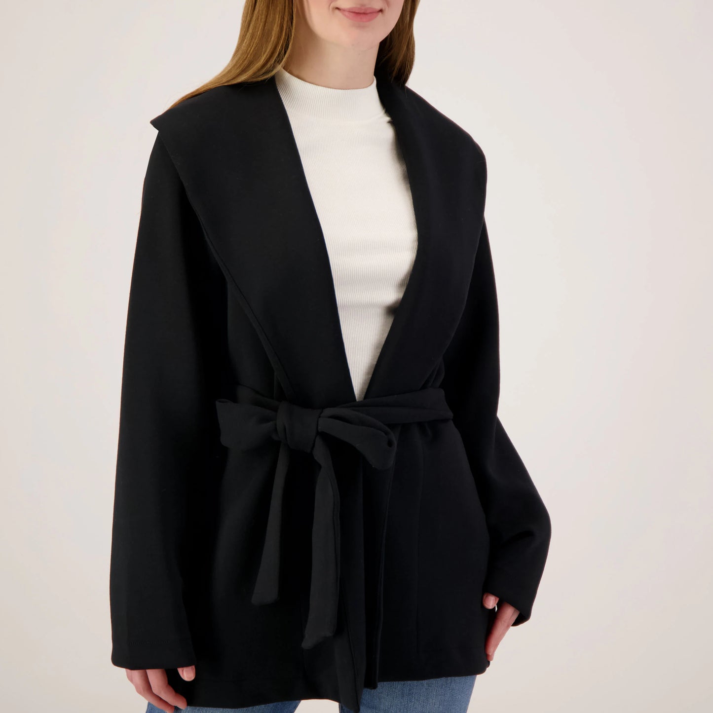 Luxe Wrap Cardigan - Very Black