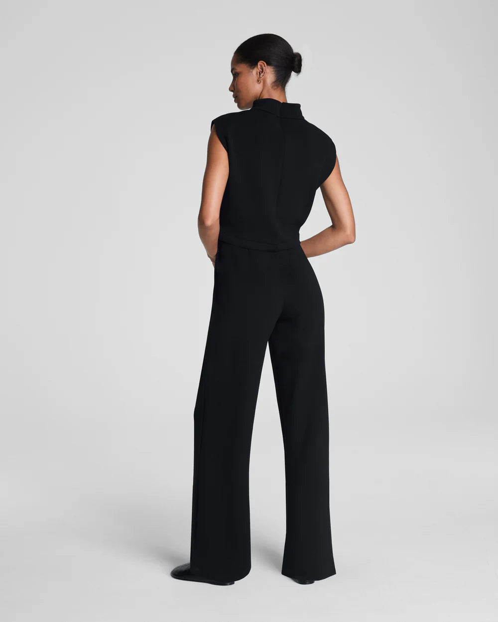 SPANX AirEssentials® Mockneck Jumpsuit - Very Black