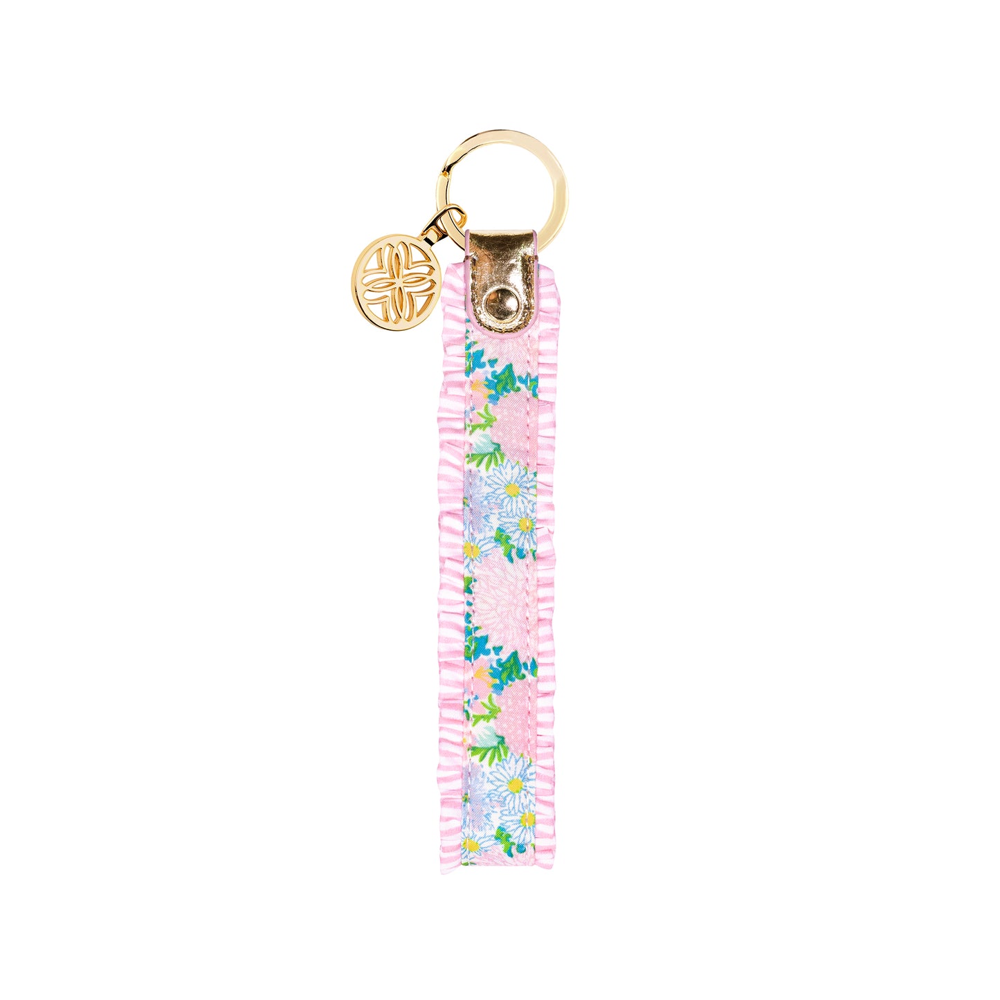 Ruffle Strap Keychain - Lilly Garden Home