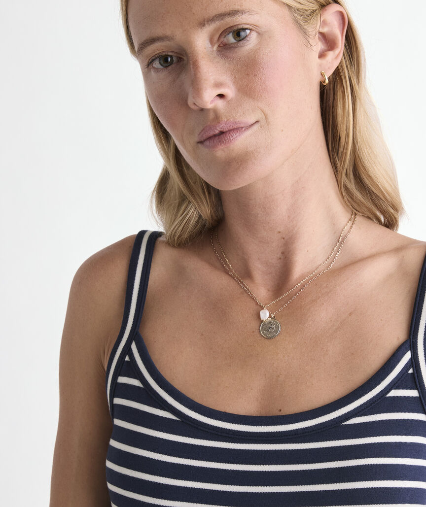 Dreamy Jersey Tank - Stripe Nautical Navy