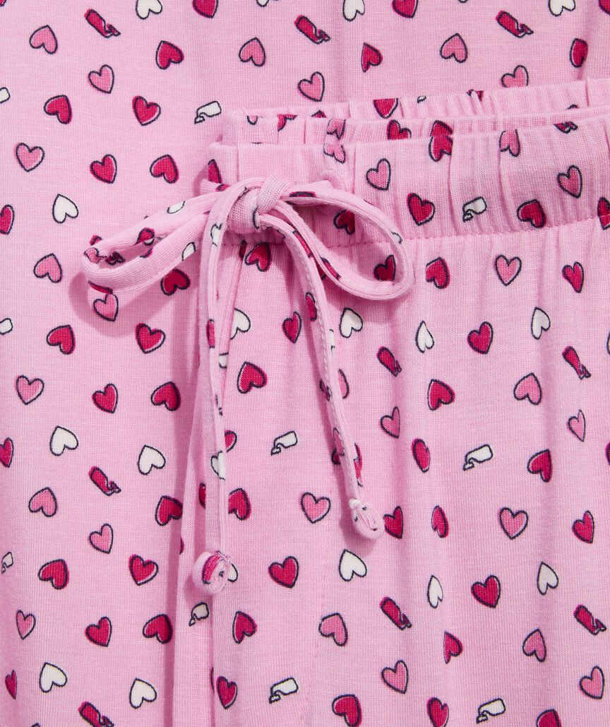 Super-Soft Knit Pajama Set - Hearts Cot Can