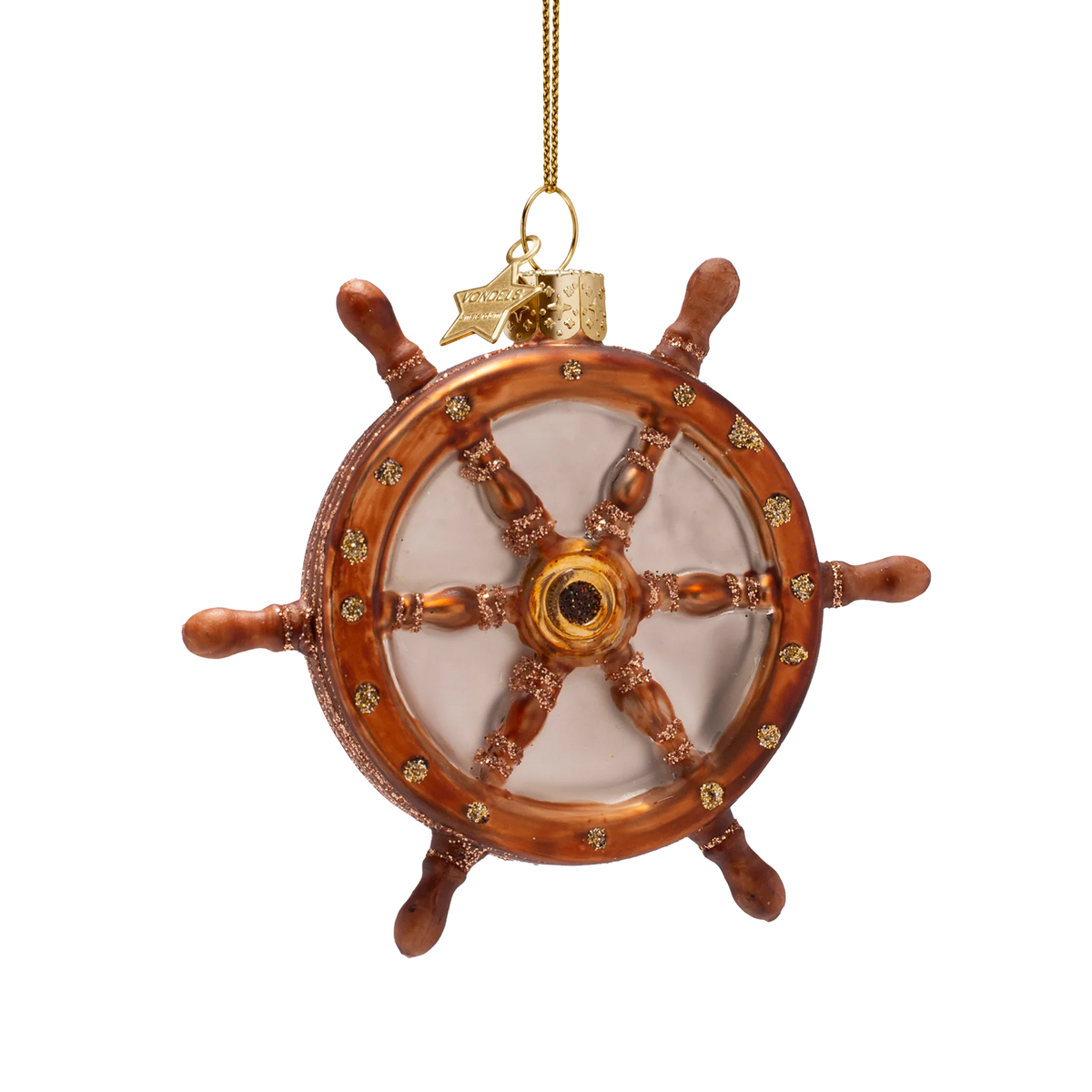 Ornament glass steering wheel