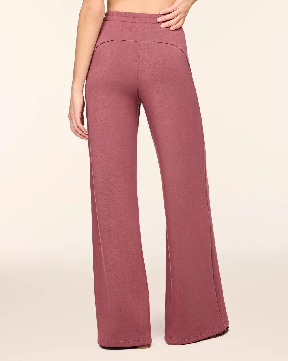 SPANX AirEssentials® Wide Leg Pant - Rum Raisin - PETITE LENGTH