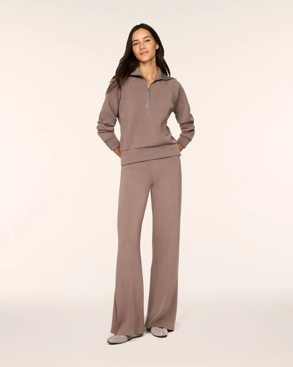 SPANX AirEssentials® Wide Leg Pant - Ironstone