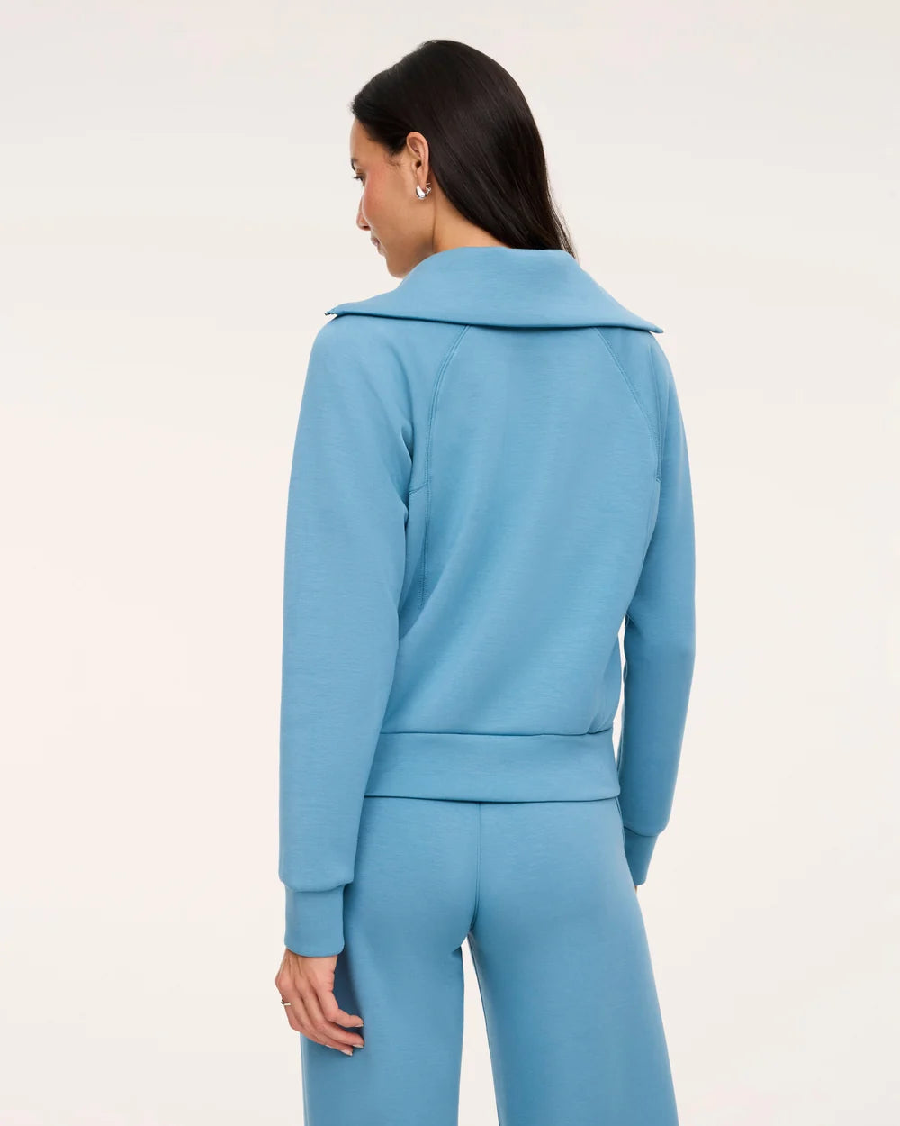 SPANX AirEssentials® Half Zip - Tidal Blue