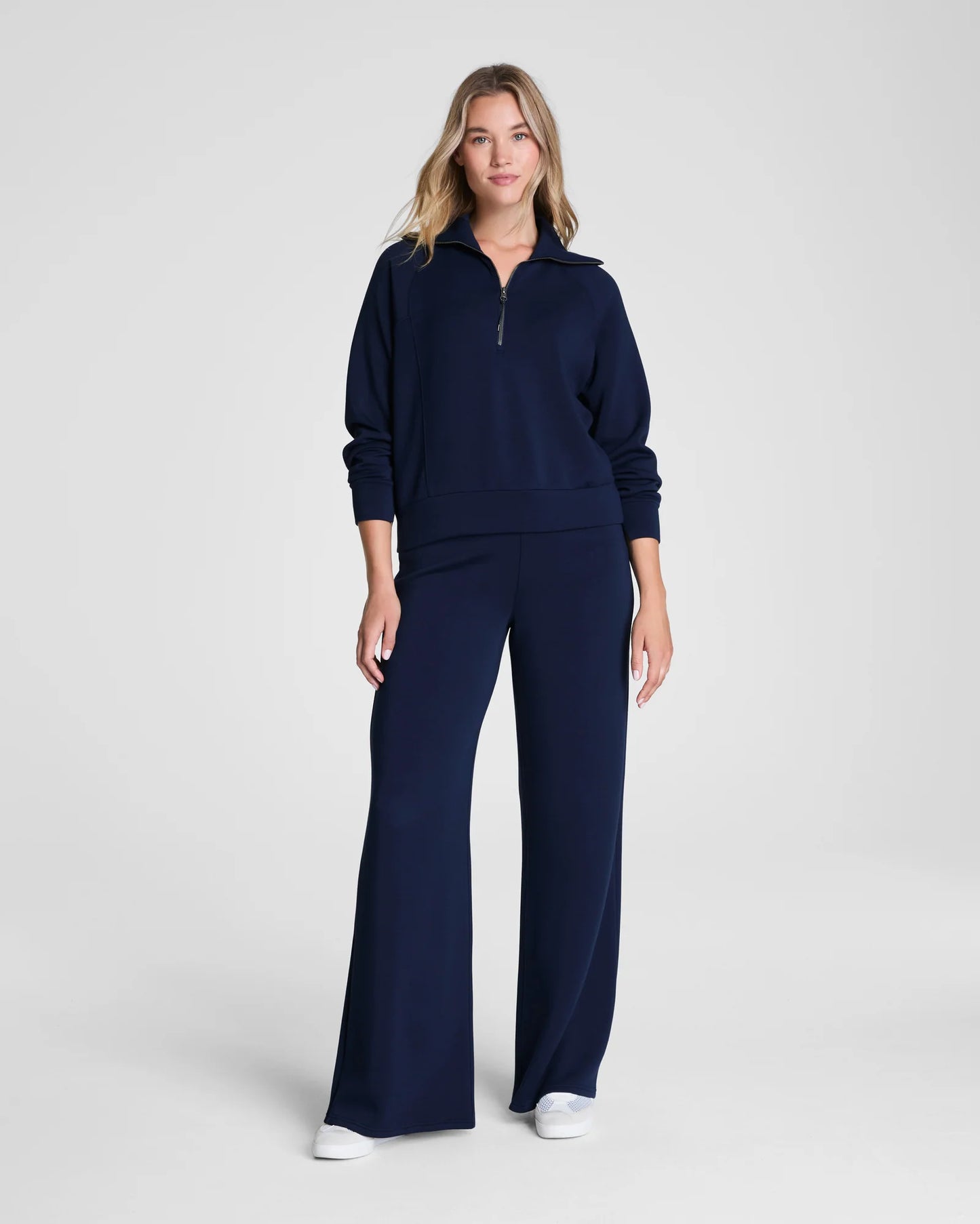 Petite SPANX AirEssentials® Wide Leg Pant - Timeless Navy