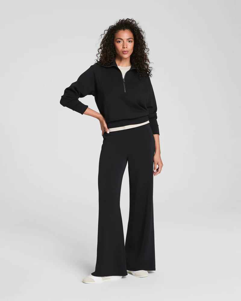 Petite SPANX AirEssentials® Wide Leg Pant - Very Black