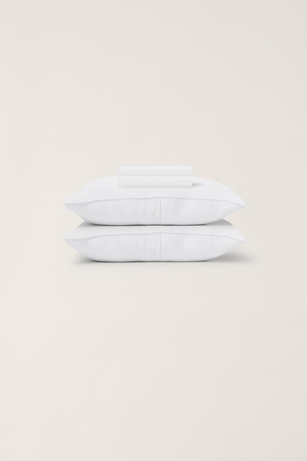 Washed Bamboo Fitted Pillowcase Set - King White