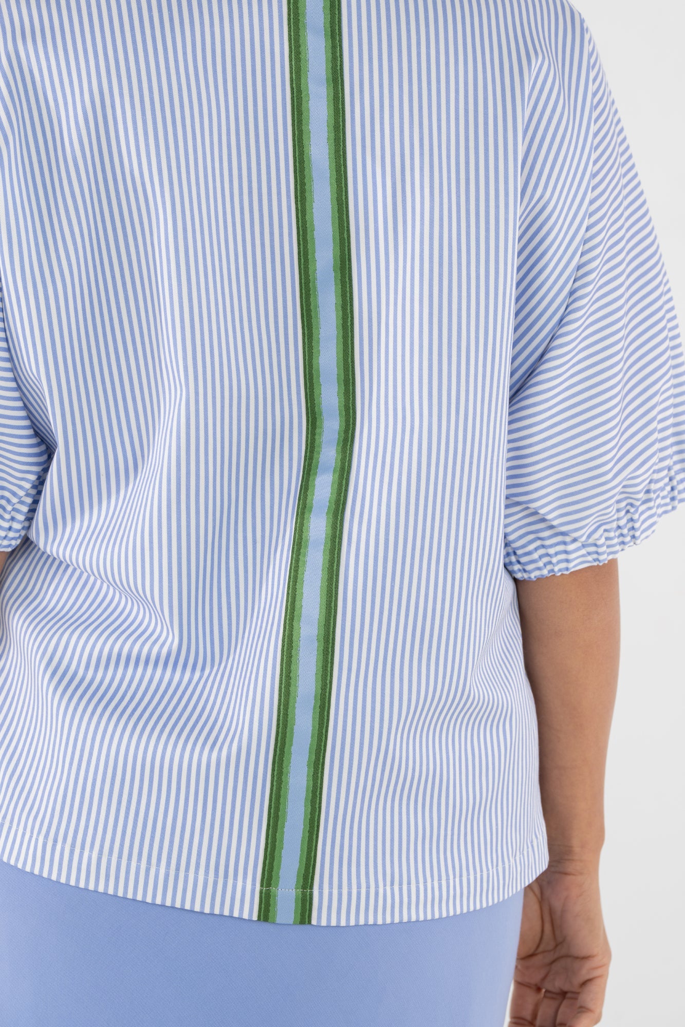 Poppy Top - Grapemist Stripe