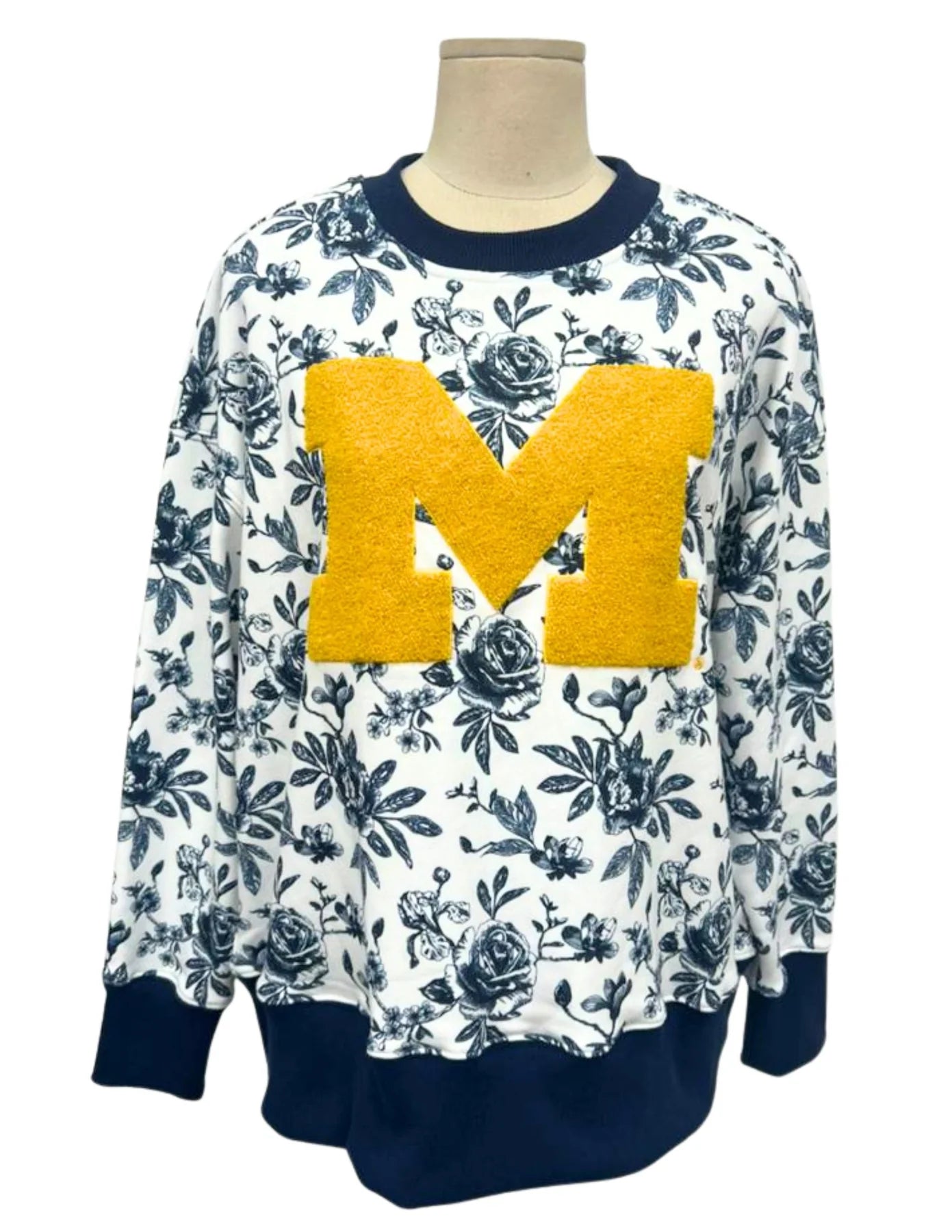 Michigan Floral Toile Sweatshirt