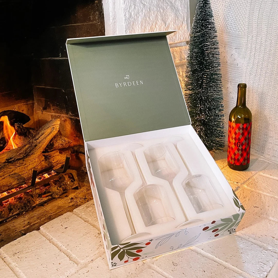 Frosted Wine Glass - Set of 4