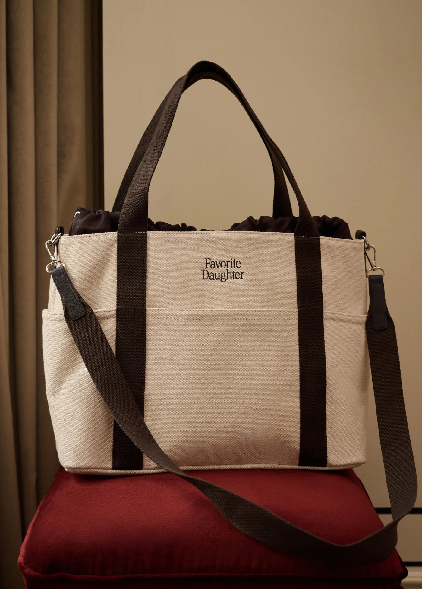 The Morgan Tote - Natural/Brown