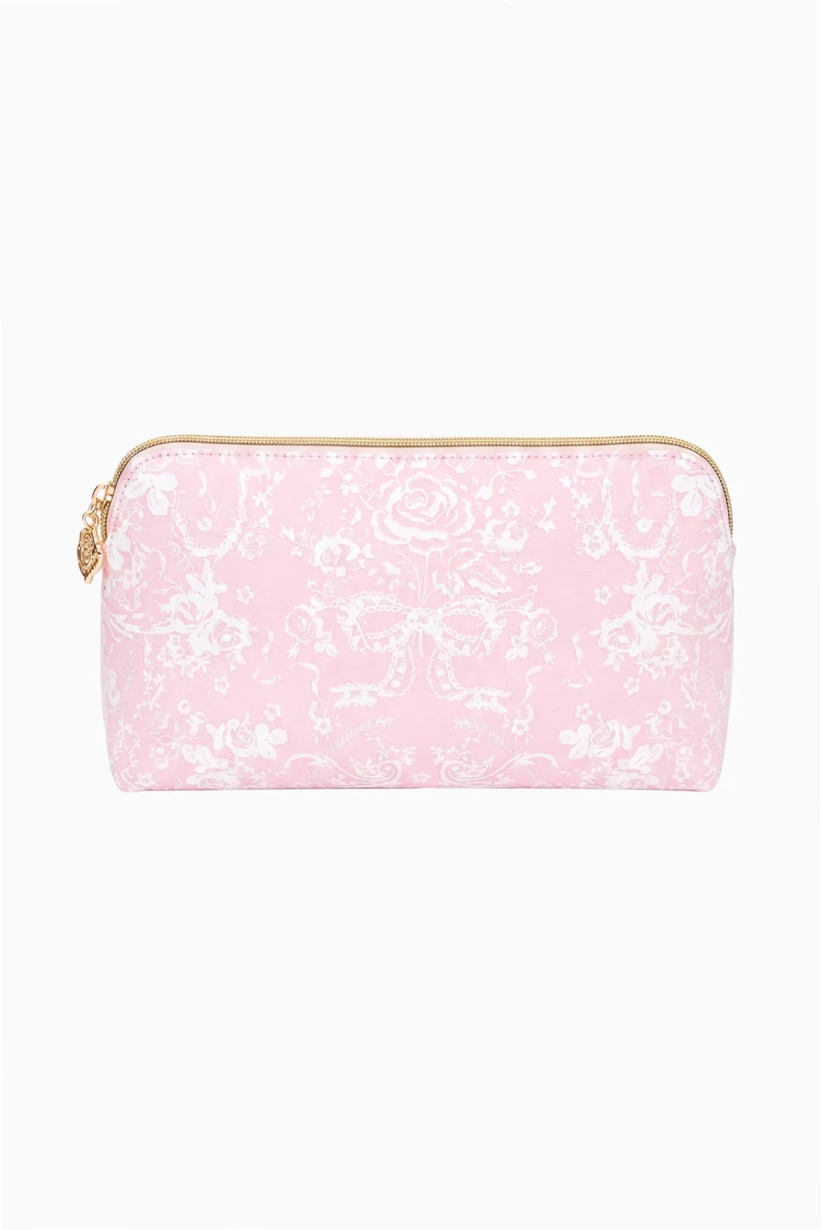 Toile Print Medium Travel Pouch - Ballet Shimmer