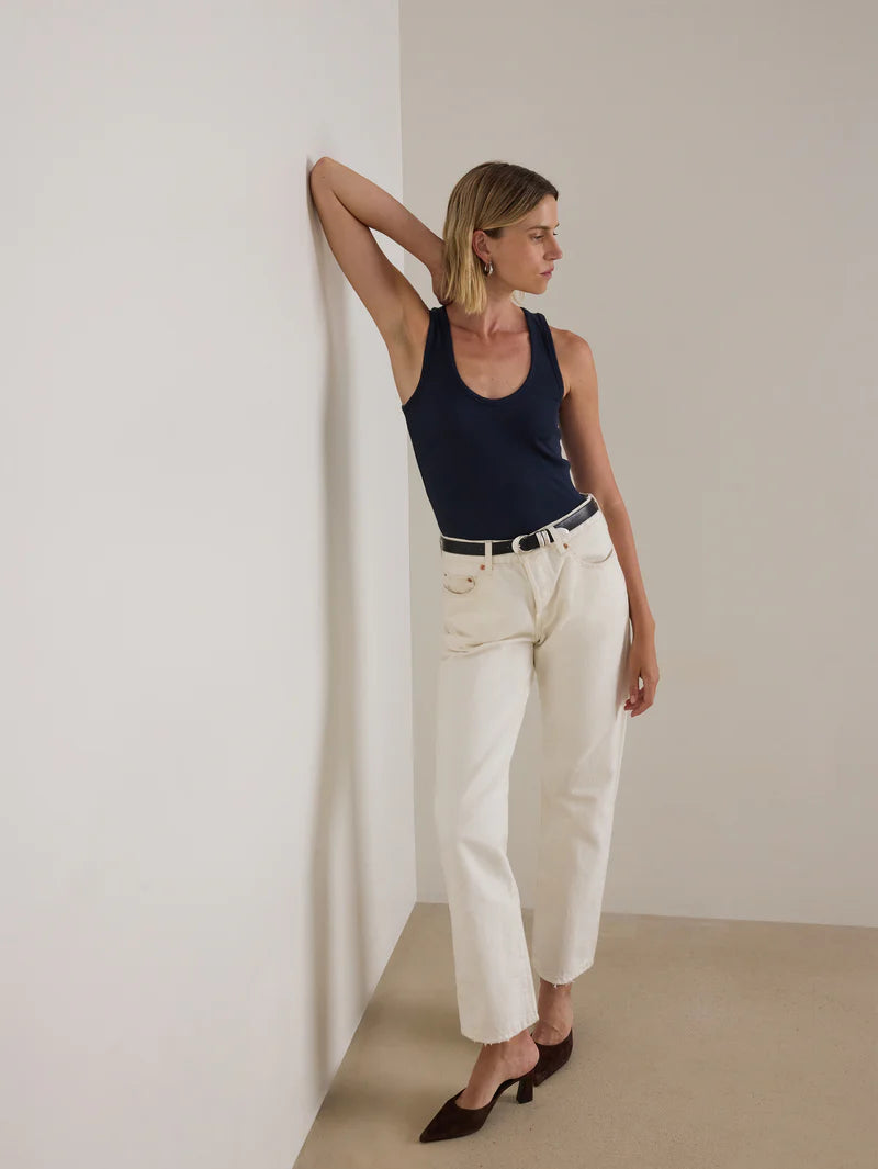 Stella Ribbed Tank - Night Sky