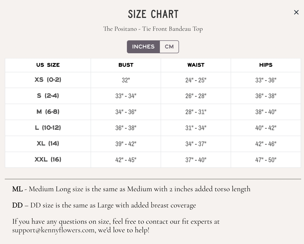 The Positano Tie Front Bandeau Top