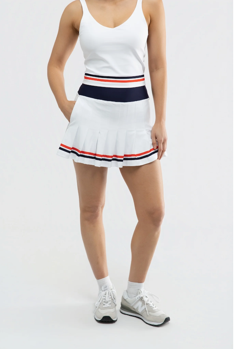 Grey Skort - White/TN