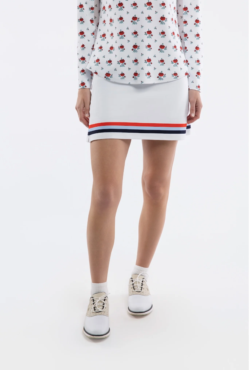 Parker Skort - White/TRN