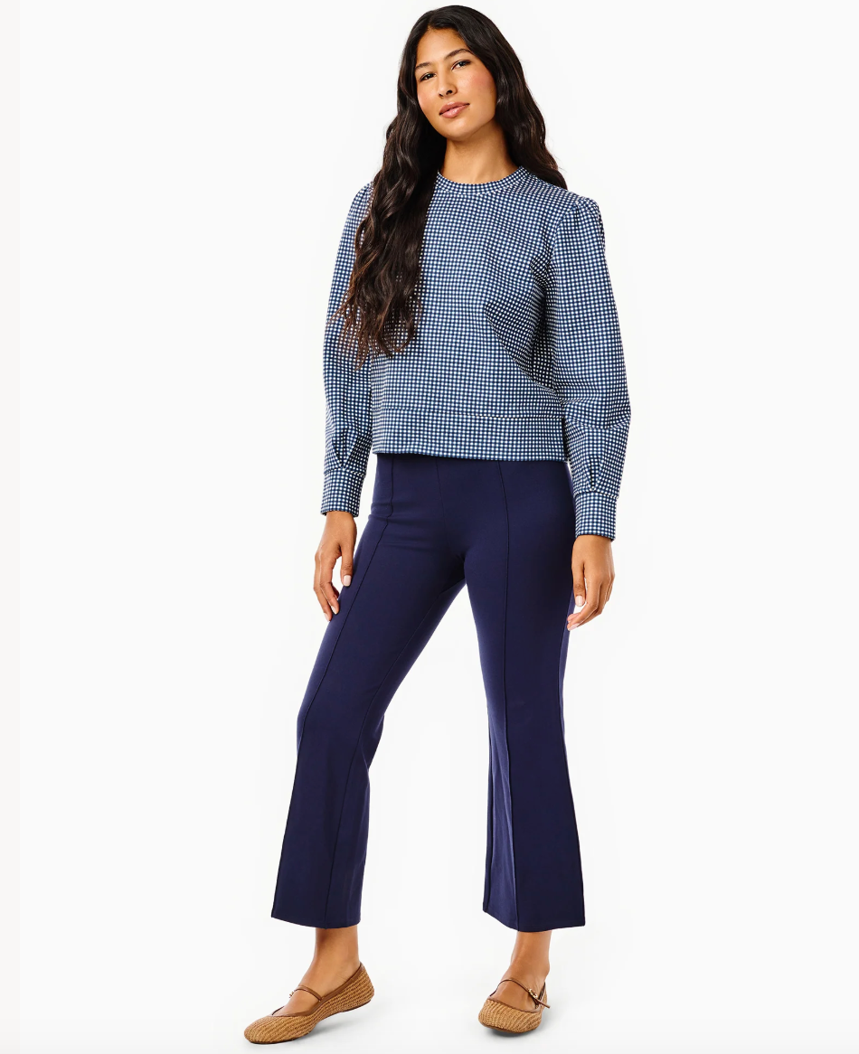 Ponte Waverly Pants - Navy