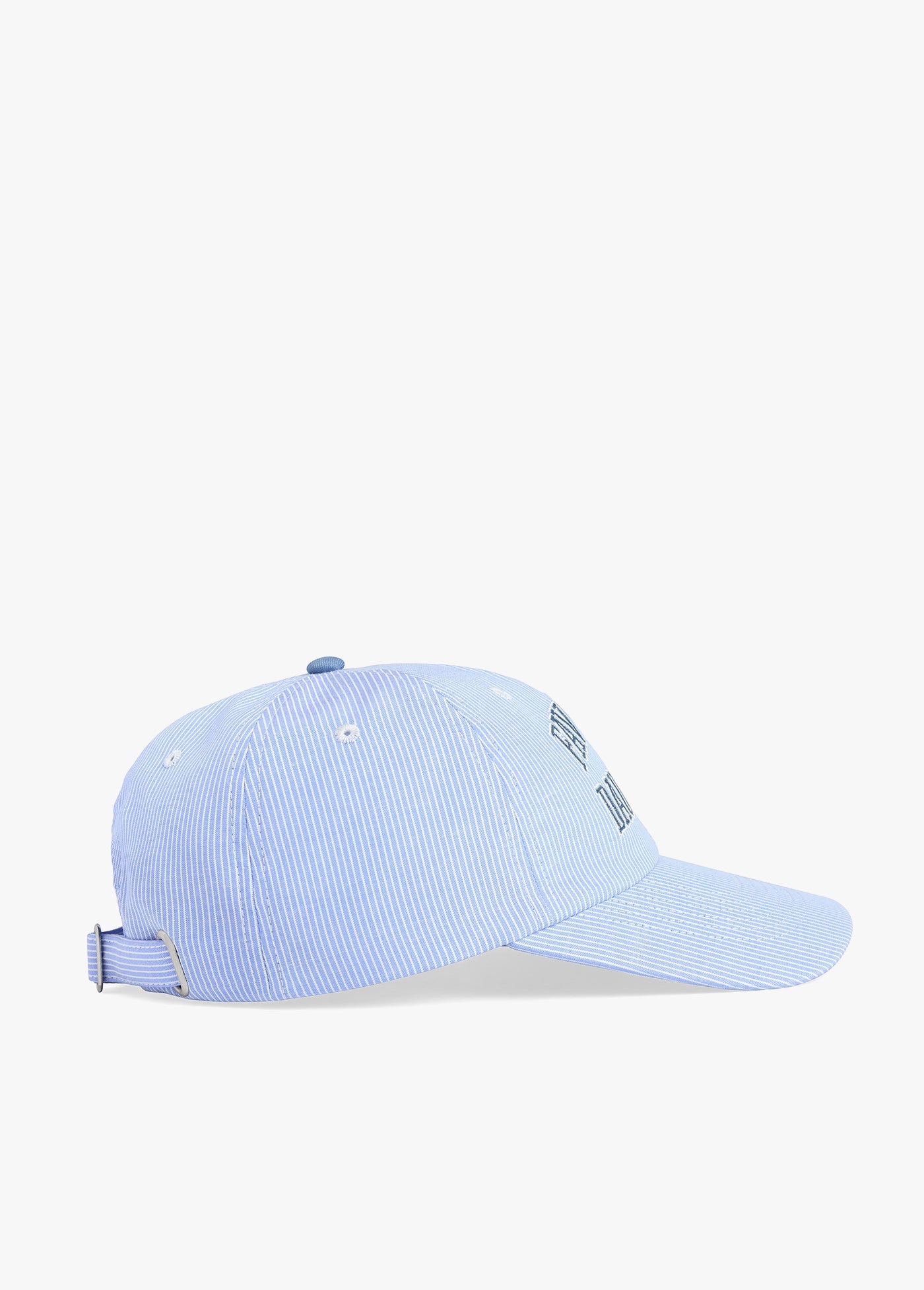 The Stripe Logo Baseball Hat - Blue/White Stripe