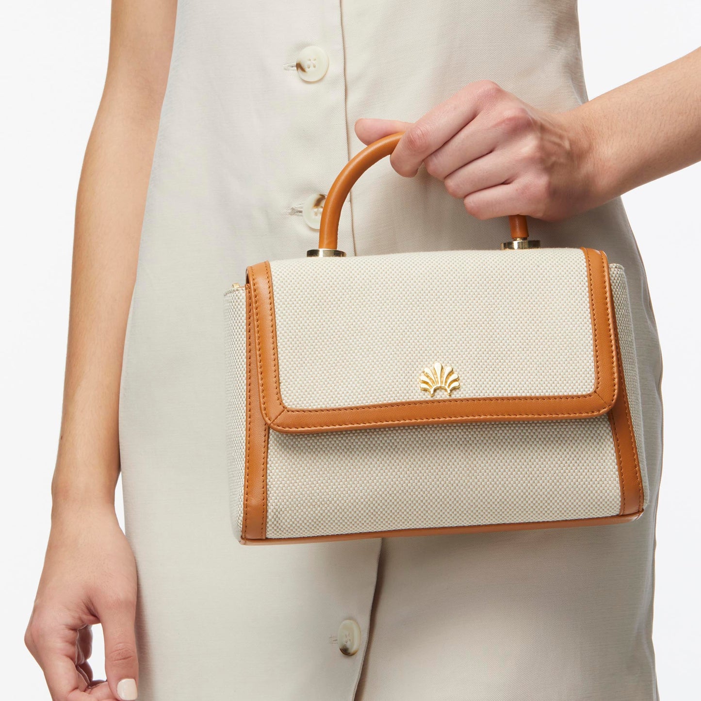 Saddle Brown Tabitha Top Handle Crossbody