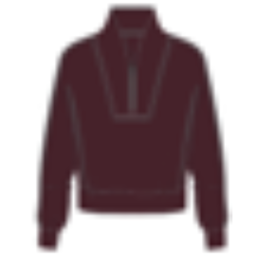 SPANX AirEssentials® Shawl Collar Half Zip - Fig Noir