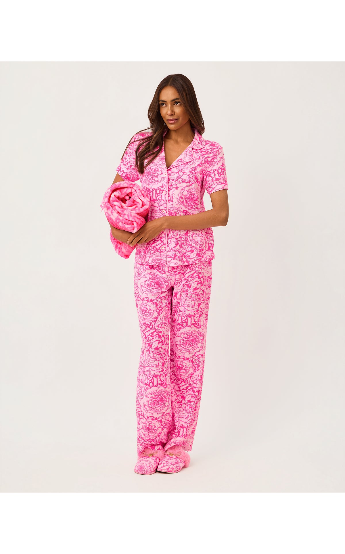 Paradise Engineered Blanket - Pink Aster A Rose By Any Other Name