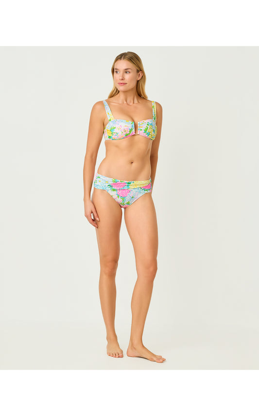 Lagoon Sarong Hipster Bottom - Multi Lilly Garden