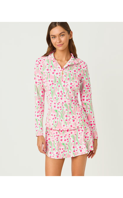 UPF50+ Aila Skort -Conch Shell Pink Lil Sunny Daisies