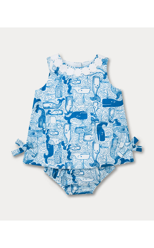 Baby Lilly Shift - Nassau Blue Thar She Blows