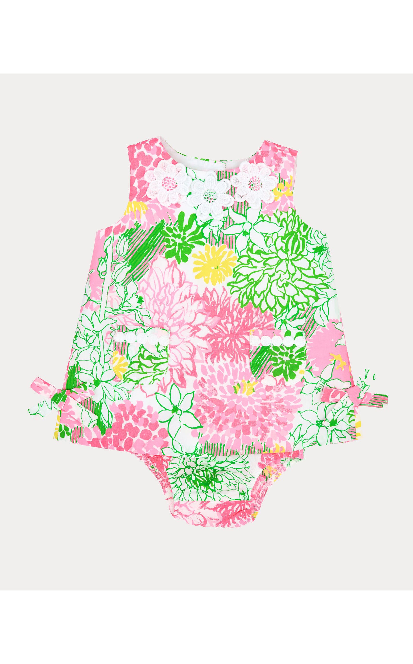 Baby Lilly Shift - Resort White Mum Patch