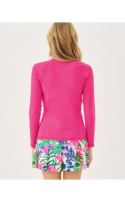 UPF50+ Justine Half Zip - Parigi Pink